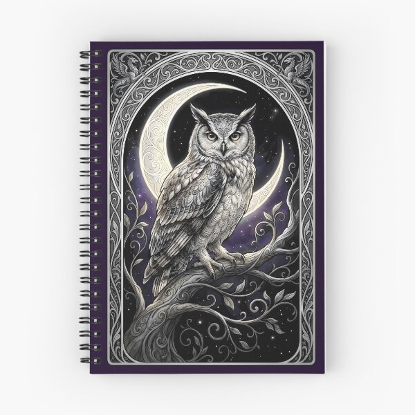 Item preview, Moonlit Owl designed and sold by JacquiTaylorArt.