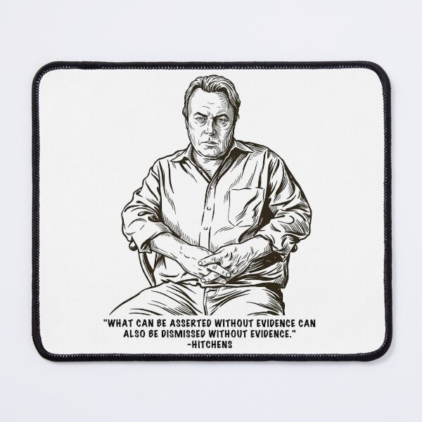Item preview, Hitchens Razor - Atheist Quote Art designed and sold by Deviant Logic Design.