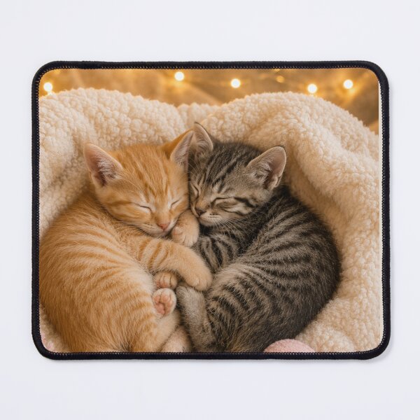 Item preview, Sleeping Kitten Best Friends Sweet Dreams designed and sold by BagFactoryUK.