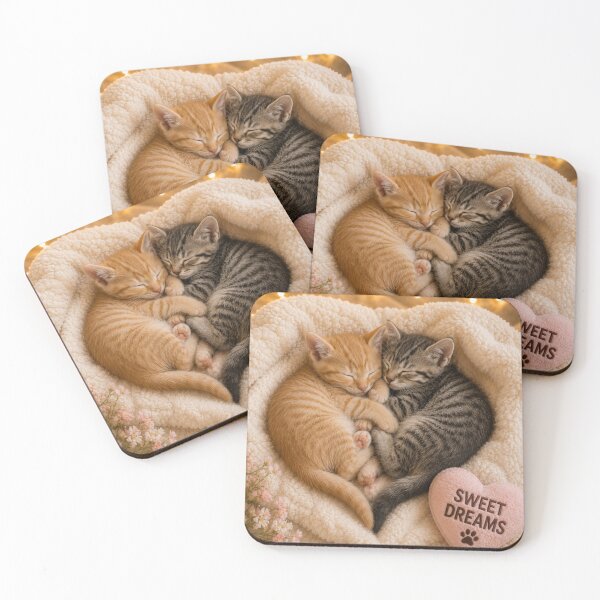 Item preview, Sleeping Kitten Best Friends Sweet Dreams designed and sold by BagFactoryUK.
