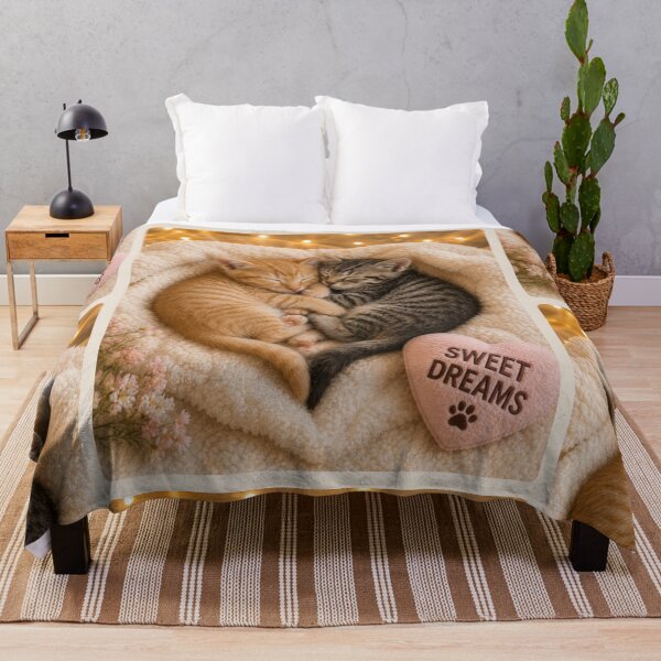 Item preview, Sleeping Kitten Best Friends Sweet Dreams designed and sold by BagFactoryUK.