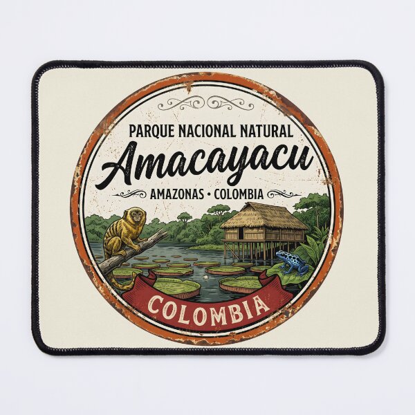 Item preview, Amacayacu Sticker — Vintage Amazon Pink Dolphins Badge designed and sold by ColombianaShop.