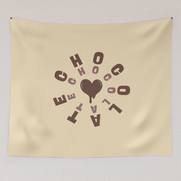 Item preview, Chocolate Heart Circle Design - Melted Chocolate Love designed and sold by Shedronpanda.