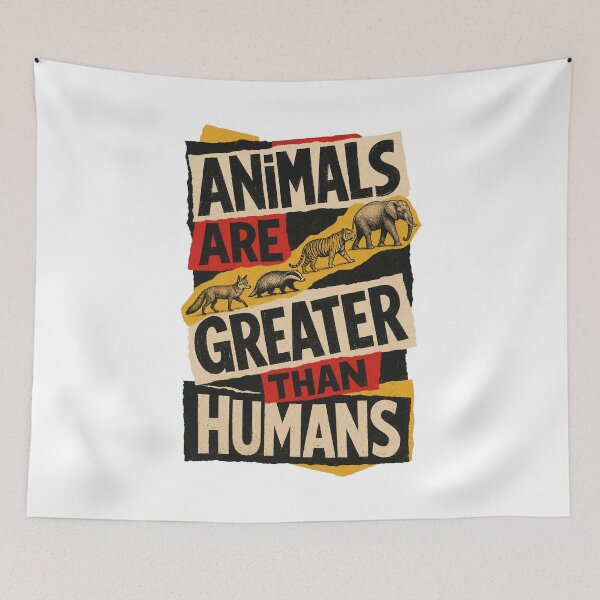 Item preview, Animals Are Better Than Humans – Funny Animal Lover Statement designed and sold by AMICO77.