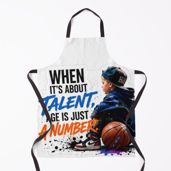 Item preview, When Its About Talent Age Is Just A Number - Basketball Kid Sticker designed and sold by Scro-Ciob-Shop.