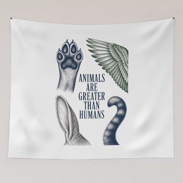 Item preview, Animals Are Better Than Humans – Funny Animal Lover Statement designed and sold by AMICO77.