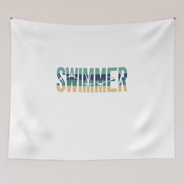 Item preview, Retro Swimmer designed and sold by rawaart1.