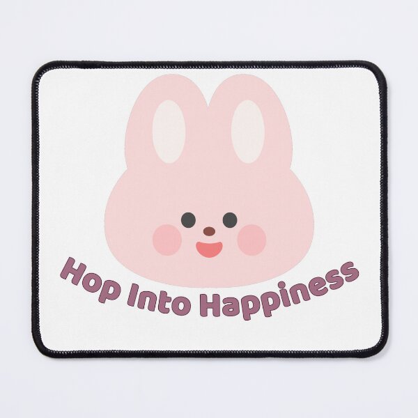 Item preview, Hop Into Happiness Cute Bunny | Happy Rabbit Face Cartoon designed and sold by Rush2Buy.