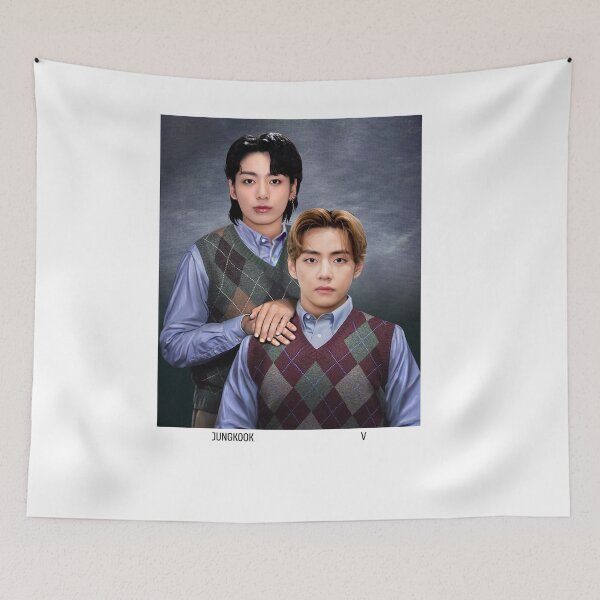 Item preview, Jungkook V BTS Step Bros Shirt, Vintage 90s Kpop Shirt, Kpop Comfort Colors Shirt, BTS World Tour 2026, Funny Kpop Shirt, Gifts For Fan designed and sold by BerryHand.