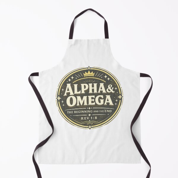 Item preview, Alpha and Omega The Beginning and the End Revelation 1:8 Christian Faith Design designed and sold by SoulThread Studio.