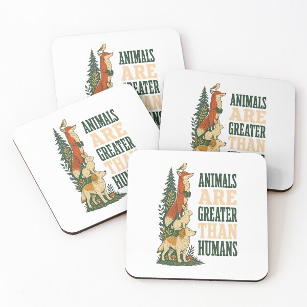 Item preview, Animals Are Better Than Humans – Funny Animal Lover Statement designed and sold by AMICO77.