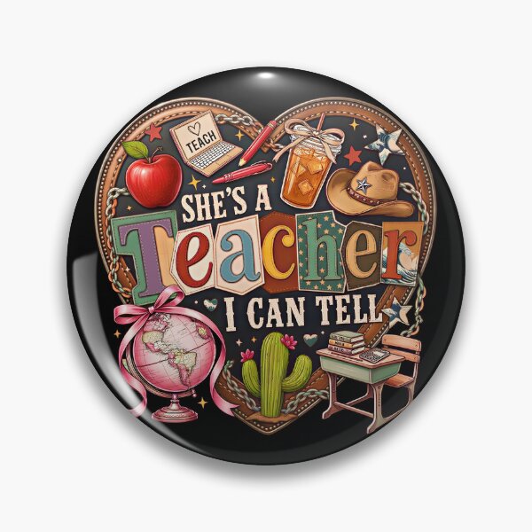 Item preview, Shes A Teacher I Can Tell Western Classroom  designed and sold by gear-posters.