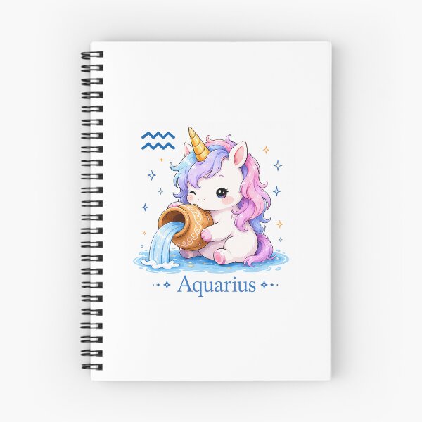 Item preview, Astro kawaii aquarius unicorn zodiac designed and sold by Astrokawaii.