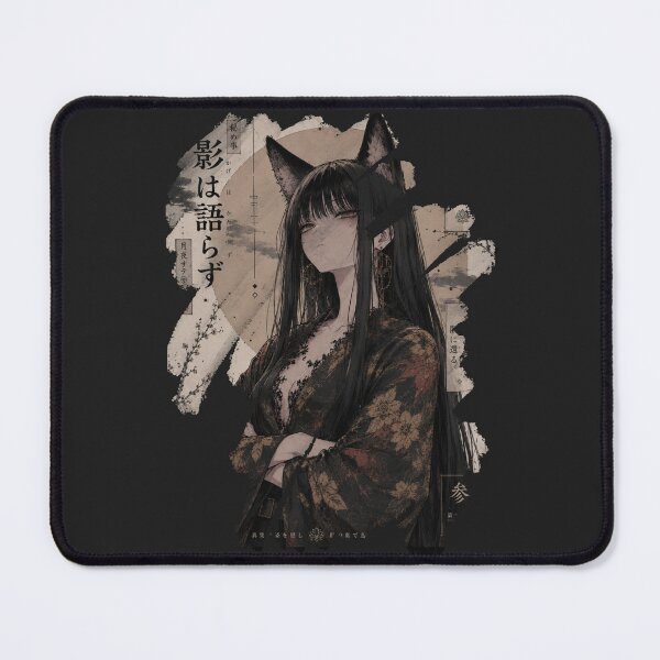 Item preview, Shadow Kitsune Queen | Japanese Fox Spirit Dark Fantasy Anime Art designed and sold by Tsukiyo Atelier.