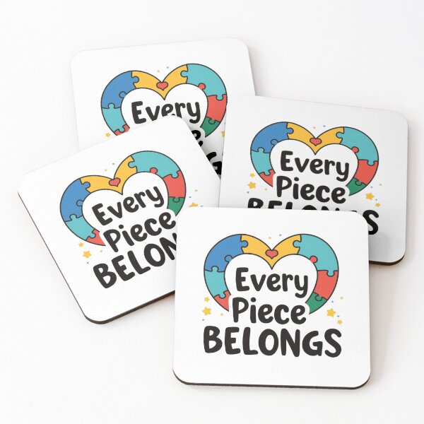 Item preview, Every Piece Belongs - Autism Awareness Puzzle Heart designed and sold by Cartoon art with a purpose ❤️ Supporting Althea’s friends .