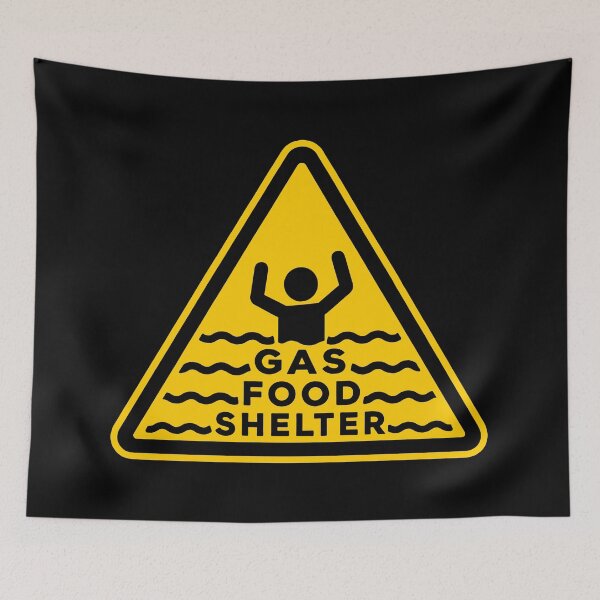 Item preview, Gas Food Shelter - Yellow designed and sold by Eclectic Eye Creations.