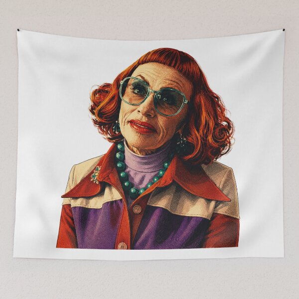 Item preview, Aunt Gladys Horror Portrait designed and sold by MadcapPrints.