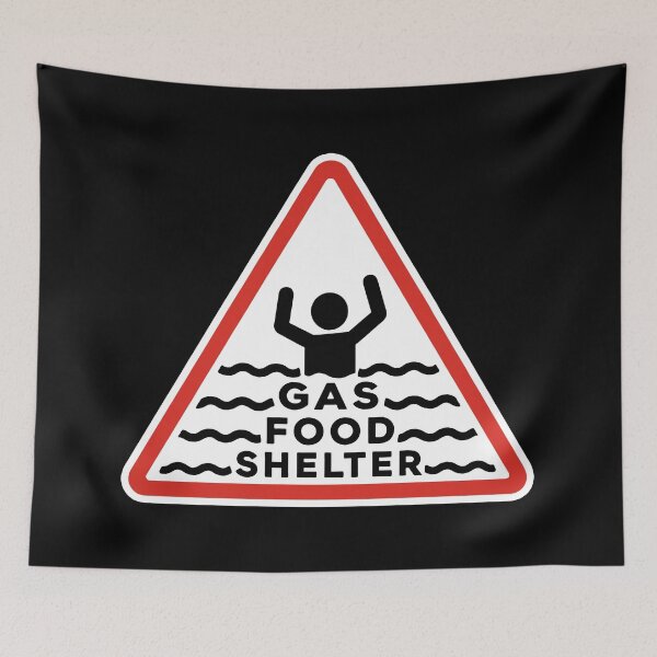Item preview, Gas Food Shelter - Red designed and sold by Eclectic Eye Creations.