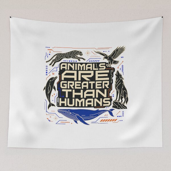 Item preview, Animals Are Better Than Humans – Funny Animal Lover Statement designed and sold by AMICO77.