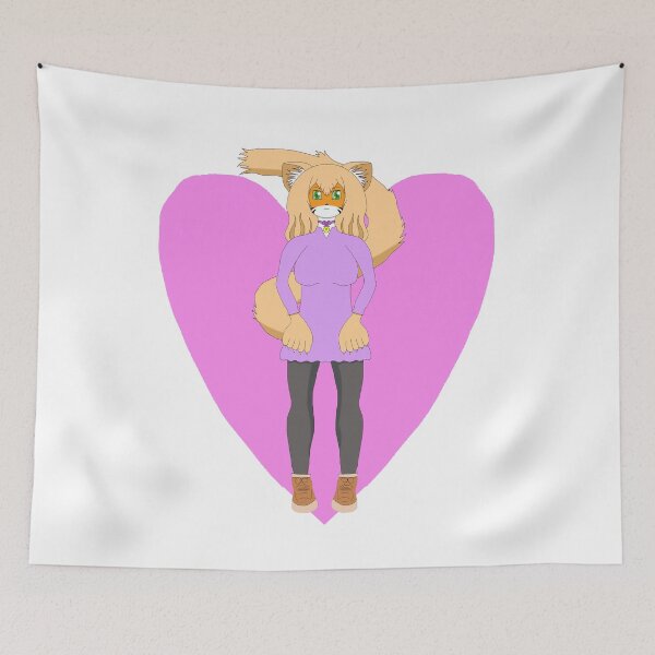 Item preview, Valentine's Day Catgirl with Paws designed and sold by TimCreations.