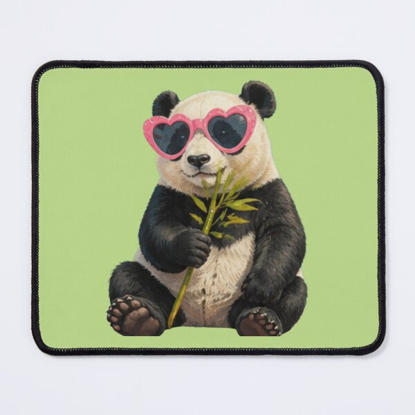 Item preview, Cool Panda Wearing Heart Sunglasses designed and sold by Theshop611.
