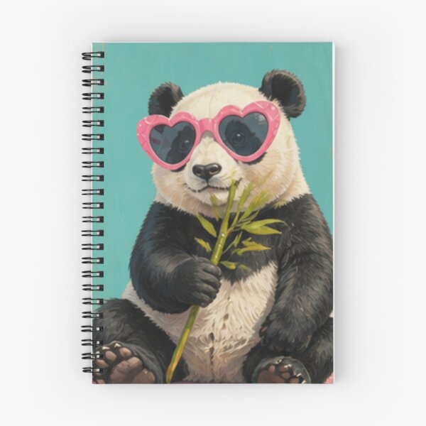 Item preview, Cool Panda Wearing Heart Sunglasses designed and sold by Theshop611.