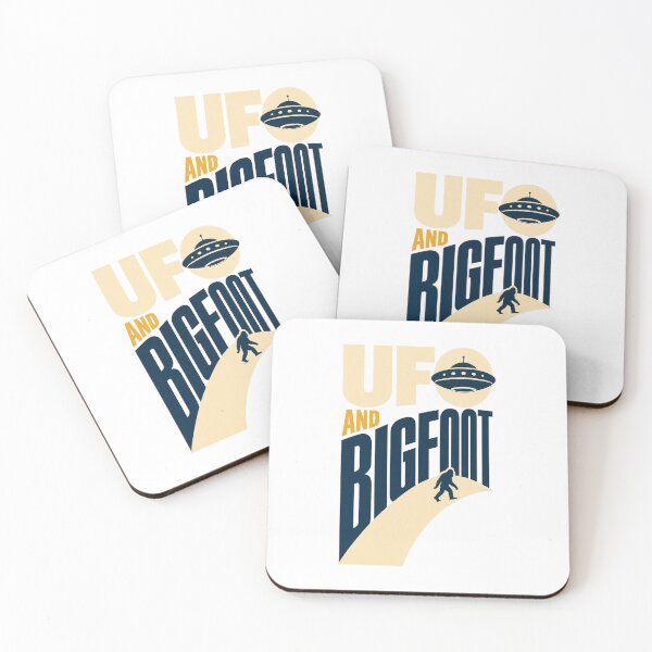 Item preview, UFO and Bigfoot – Funny Sasquatch Alien Cryptid Encounter designed and sold by AMICO77.