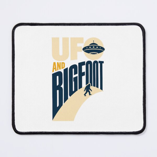 Item preview, UFO and Bigfoot – Funny Sasquatch Alien Cryptid Encounter designed and sold by AMICO77.