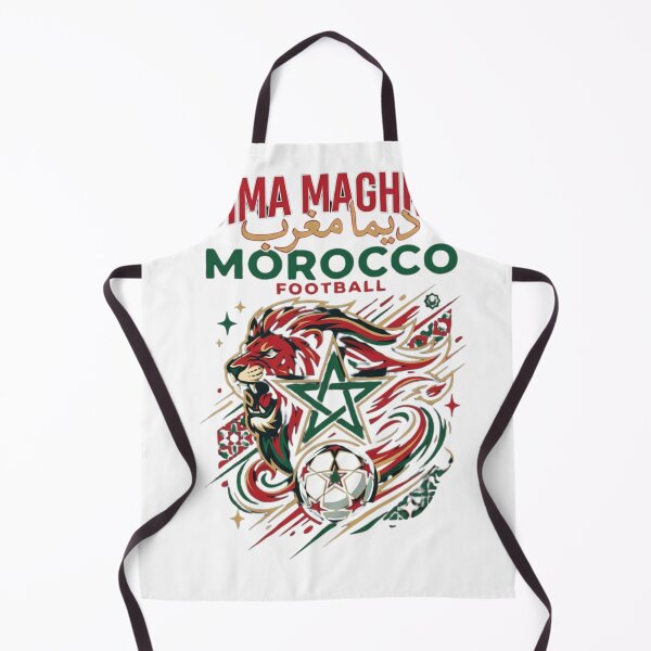 Item preview, Dima Maghrib - Atlas Lions Morocco Football Fan Art designed and sold by Ikra Best.