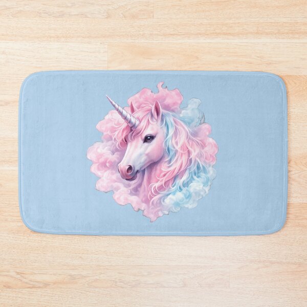 Aperçu de l'œuvre Licorne nuage rose et bleue mignonne créée et vendue par digitalbob60.