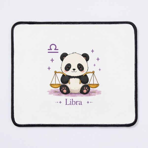 Item preview, Astro kawaii libra panda zodiac designed and sold by Astrokawaii.