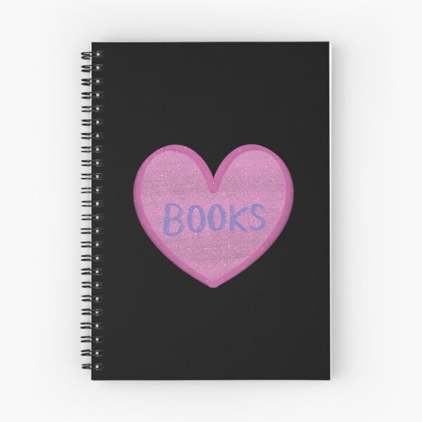 Item preview, Cute Pink Heart Books Aesthetic Bookish Typography designed and sold by Pop & Punch.