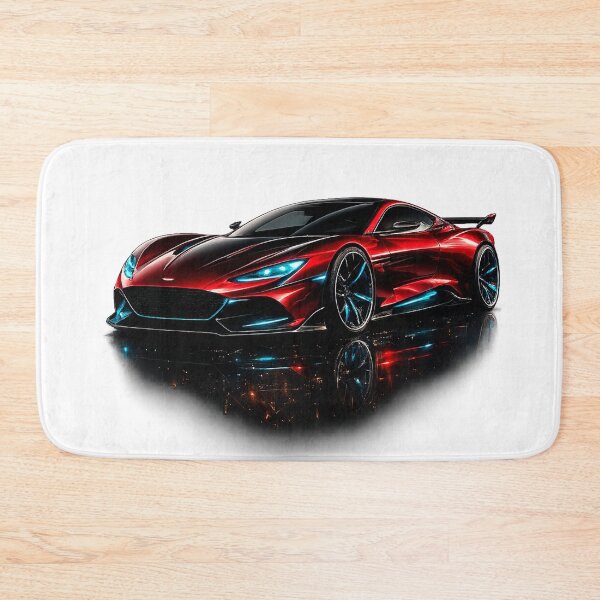 Artikelvorschau, Elektrisch rotes Hypercar entworfen und verkauft von creativezoneco.