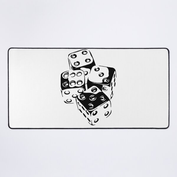 Item preview, Glossy Black Dice designed and sold by checolingo.