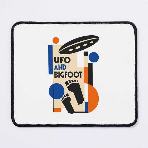 Item preview, UFO and Bigfoot – Funny Sasquatch Alien Cryptid Encounter designed and sold by AMICO77.