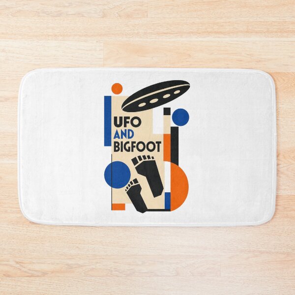 Item preview, UFO and Bigfoot – Funny Sasquatch Alien Cryptid Encounter designed and sold by AMICO77.