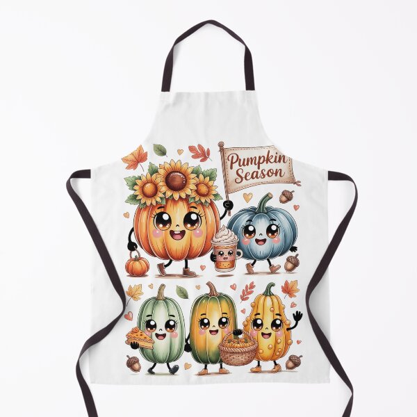 Item preview, Kawai Animated Pumpkins Celebrating Fall designed and sold by jkrphoto.