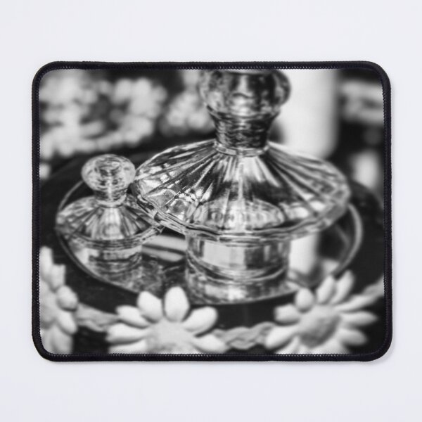 Item preview, Black-and-white close up of perfume bottles.  designed and sold by momentscapturedbymelanie.