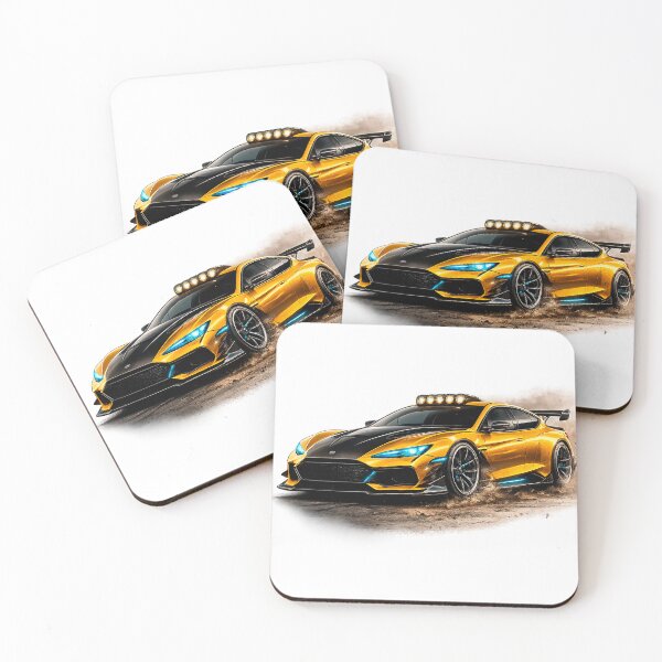 Item preview, Yellow Rally Racing designed and sold by creativezoneco.
