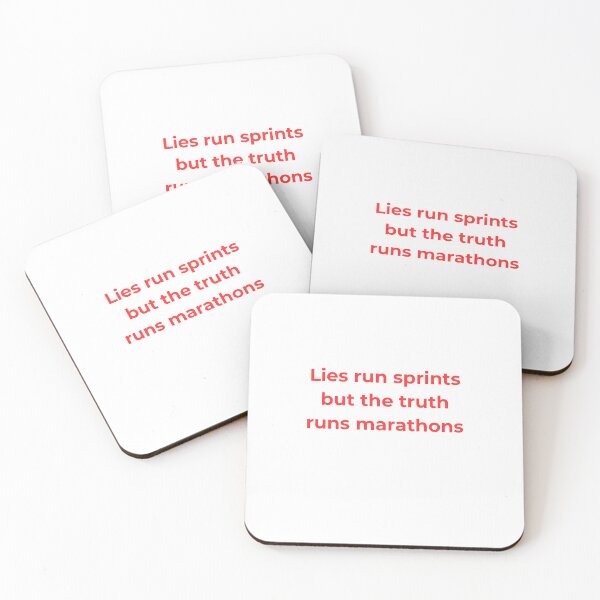 Item preview, Truth Runs Marathons, Lies Sprint designed and sold by FawnPurpleHeart.