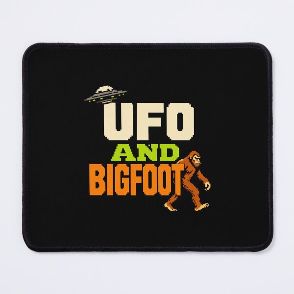Item preview, UFO and Bigfoot – Funny Sasquatch Alien Cryptid Encounter designed and sold by AMICO77.