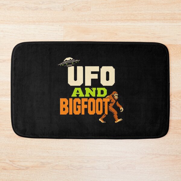 Item preview,  UFO and Bigfoot – Funny Sasquatch Alien Cryptid Encounter designed and sold by AMICO77.