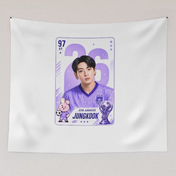 Item preview, Jungkook Soccer Card Shirt, Purple Kpop Sport Graphic Tee, BTS Fan Art Unisex Shirt, Gift For Army, Comfort Colors Shirt designed and sold by BerryHand.