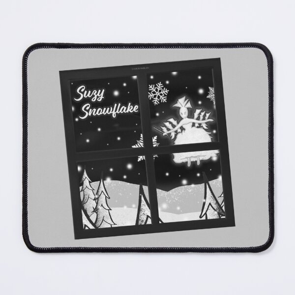 Item preview, Suzy Snowflake Black and White designed and sold by Normbot2000.
