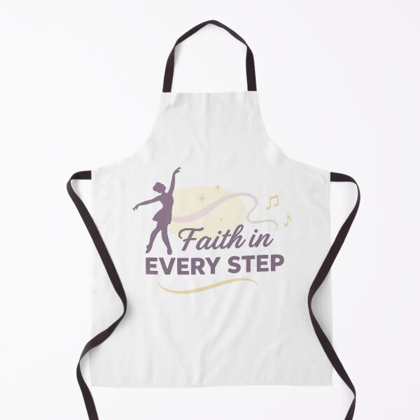 Item preview, Faith in Every Step – Christian Ballet Dancer Design for Believers and Artists designed and sold by SoulThread Studio.