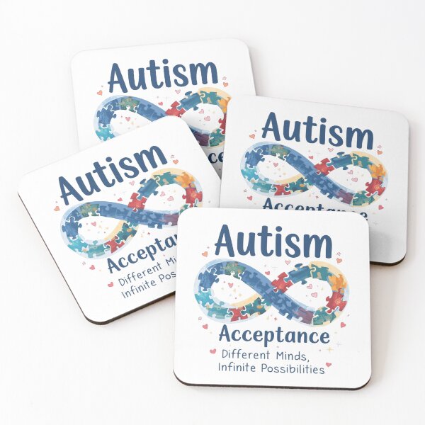 Item preview, Autism Acceptance - Different Minds, Infinite Possibilities designed and sold by Cartoon art with a purpose ❤️ Supporting Althea’s friends .