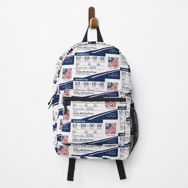 Item preview, ✈️ DJT → SUX → FAT → DIK Boarding Pass - LAST CALL FOR DEMOCRACY COLLECTION ✈️ - Passenger Passenger Votey McVoteFace designed and sold by WheelieGdArt.