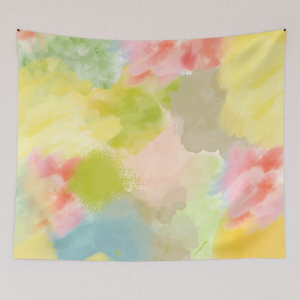 Item preview, Yellow Green Tie Dye Design | Abstract Boho Spiral Pattern | Vibrant Women's Fashion & Retro Aesthetic designed and sold by Softbear Atelier.