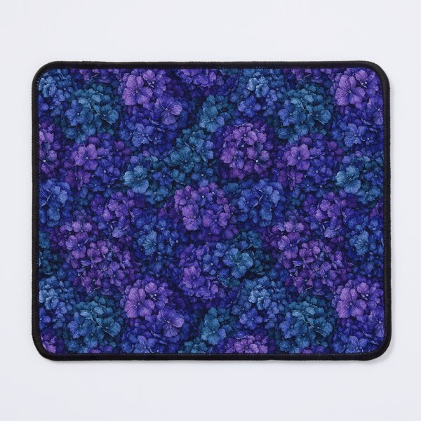 Item preview, Hydrangea Maximalist Dense Dark Watercolor Seamless Pattern designed and sold by Inkworksbyshery.