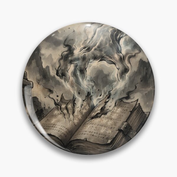 Item preview, The Hand Tearing the Book of Fate Sumi-e Ink Wash designed and sold by DuckOddity.